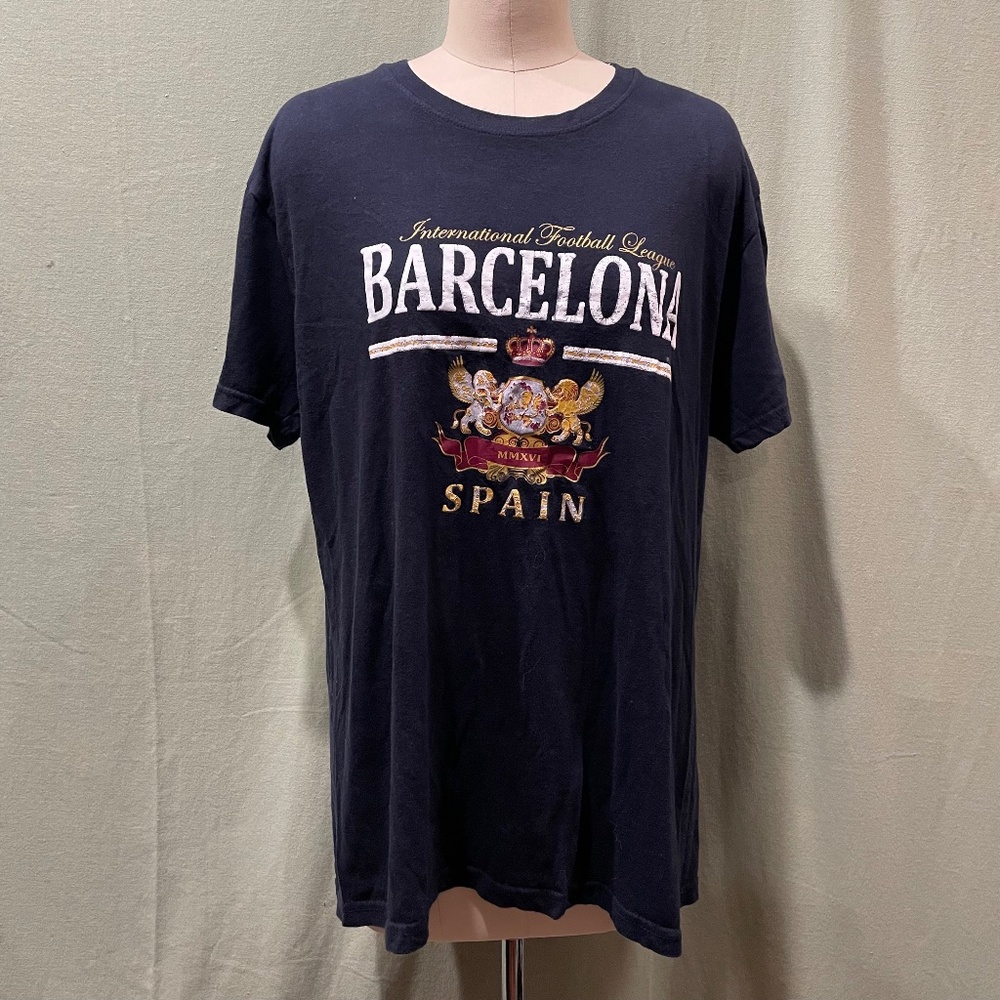 2016 Barcelona, Spain International Football League T-Shirt, Large ROLY